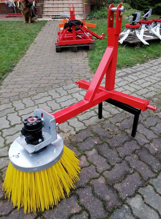 Wymiatarka do liści z truskawek z napędem hydraulicznym