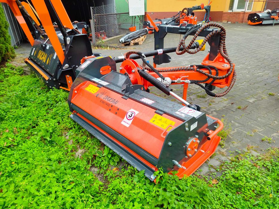 Kosiarka bijakowa Orkan KTBC 140Z drogowa na ramieniu do granic pól