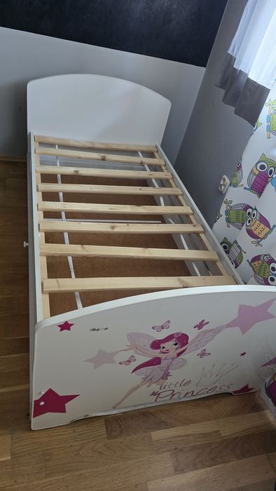 Łóżko dziecięce z szufladą 160×80 + Skrzynia na zabawki Baby Boo Princess