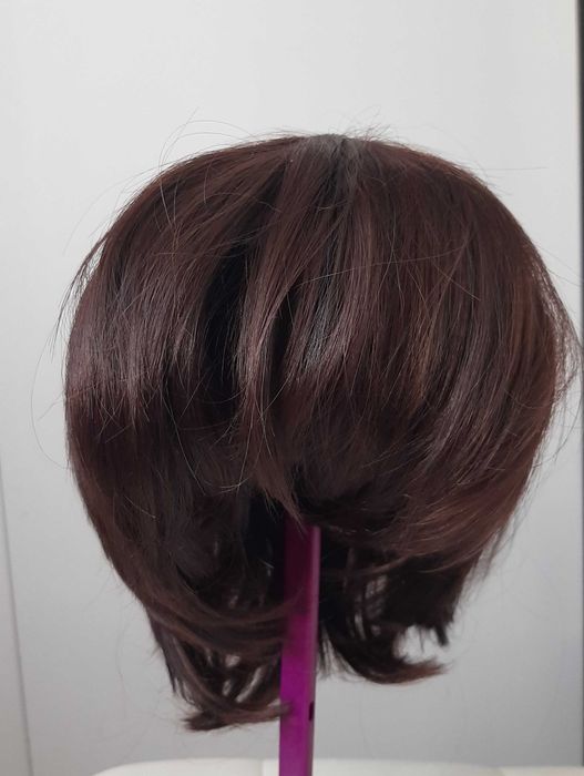 Парик мужской черный  блонд  каштановый с челкой