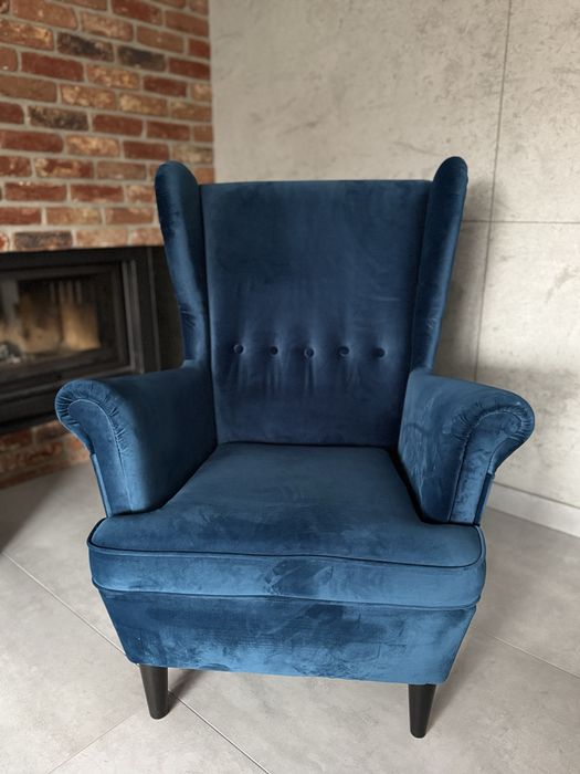 Fotel uszak velvet