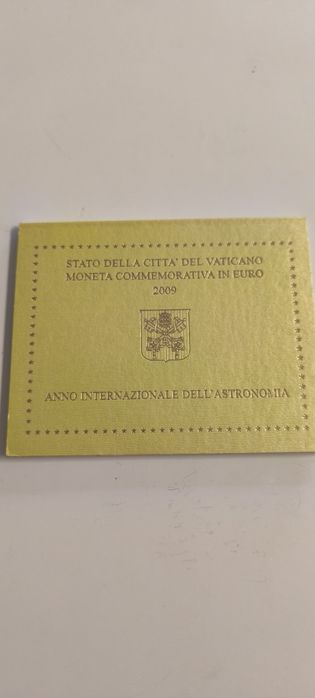 2 Euros Vaticano 2009 - Anno Internazionale Dell' Astronomia