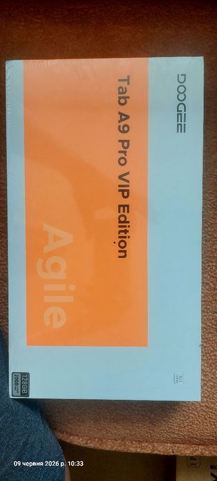 Планшет DOOGEE Tab A9 Pro VIP  планшет в заводській плівці запакований.Edition