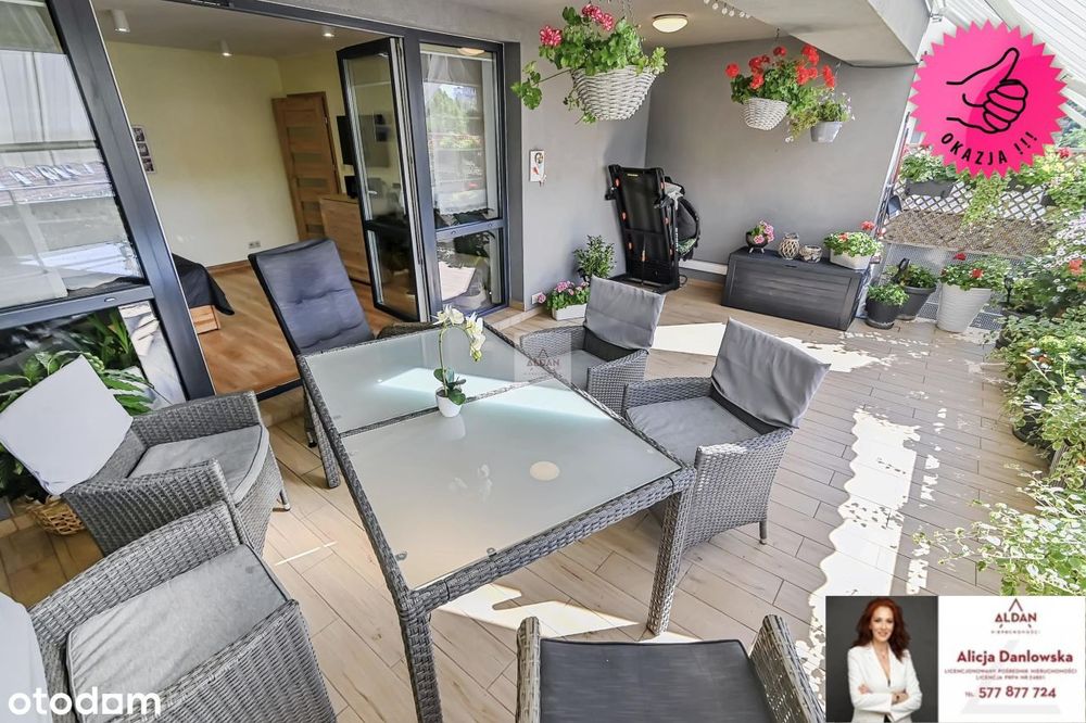 Komfortowy Apartament z przestronnym tarasem +gara