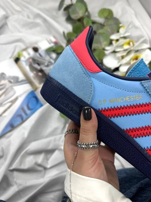 Кросівки Adidas Manchester Spezial C.P. Company Light Blue • Адідас Сп Компани Спеціал