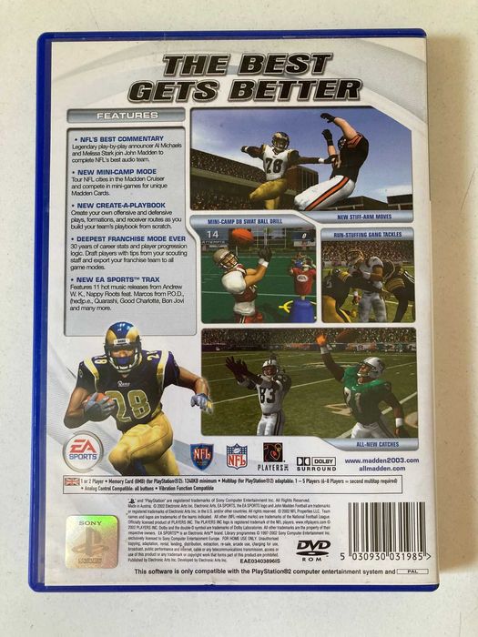 PS2 - Madden 200364551396983811122