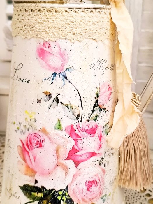 Konewka vintage shabby