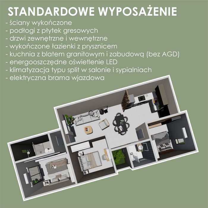 Paragwaj | Nowy dom 3 sypialnie | Przedsprzedaż 86 tys. USD