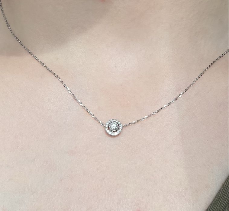 Кулон підвіс з діамантами 0.25кт золото 585