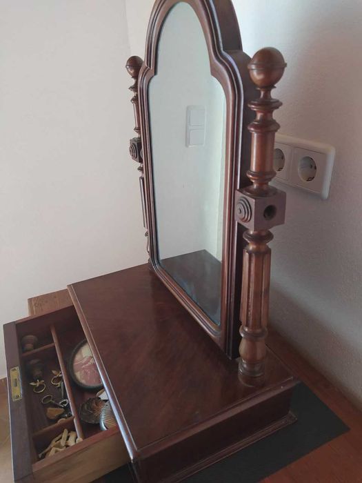 espelho antigo para joias