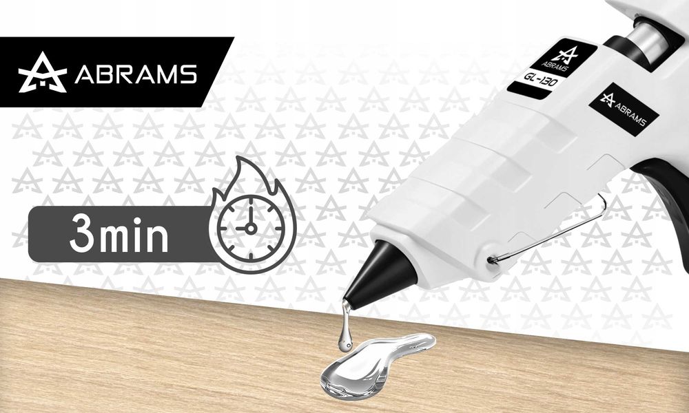 Pistolet do klejenia na gorąco + 60 wkładów 11 mm 78W