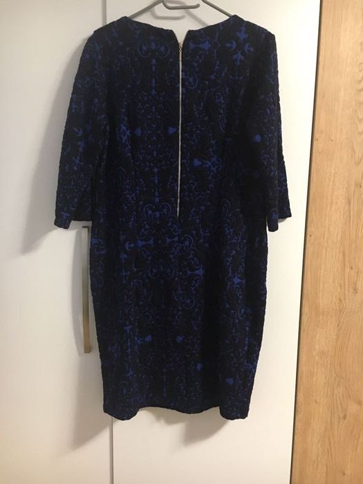 Sukienka czarno granatowa