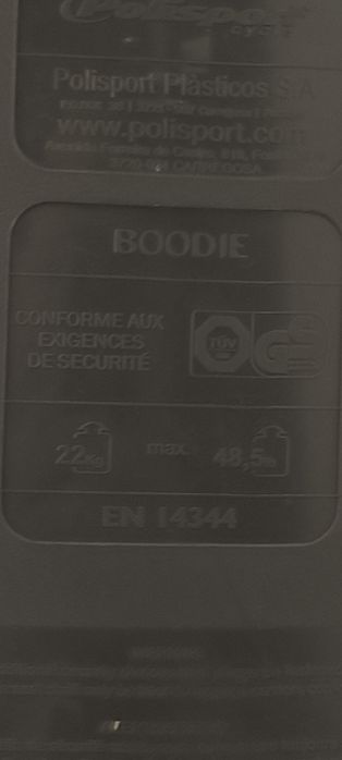 Fotelik rowerowy polisport boodie regulowany