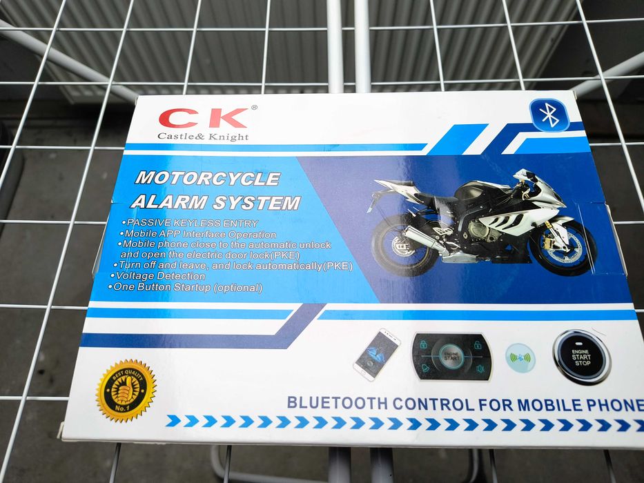 Alarm motocyklowy, samochodowy nowy komplet