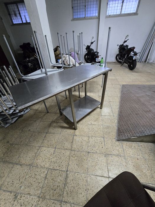 Bancadas alumínio para restauração