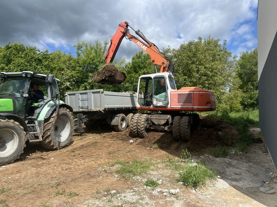 Usługi Koparką/wywrotką/minikoparką/koparkoładowarka