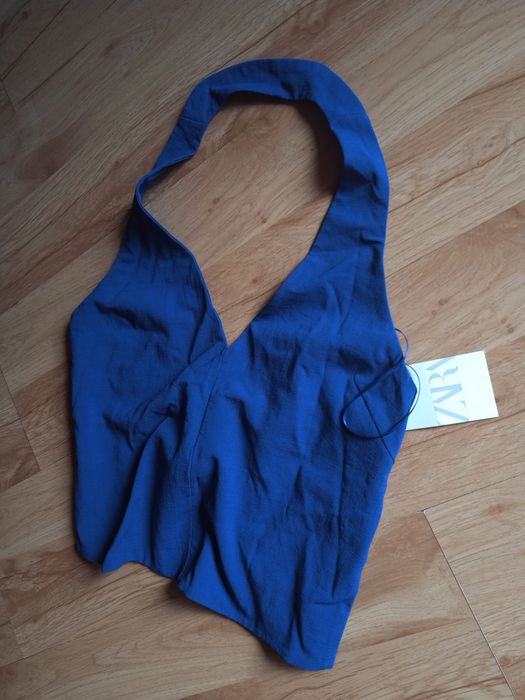 NOWY to z dekoltem szpic Zara r.M 38