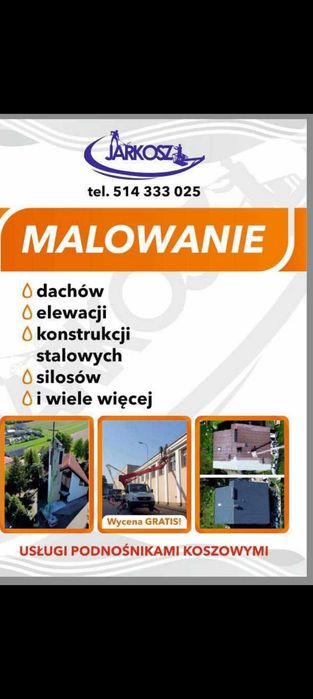 Mycie elewacji Mława  mycie dachów ,malowanie Mława ,