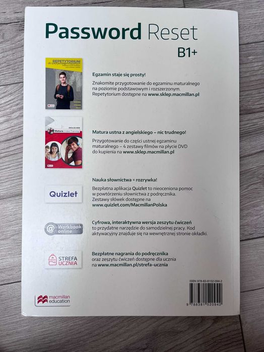 Password Reset B1+ Ćwiczenia