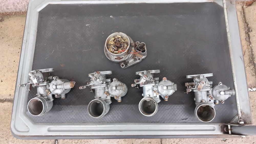 Dzik motopompa gaźnik IKOV kompletny  oryginał syrena