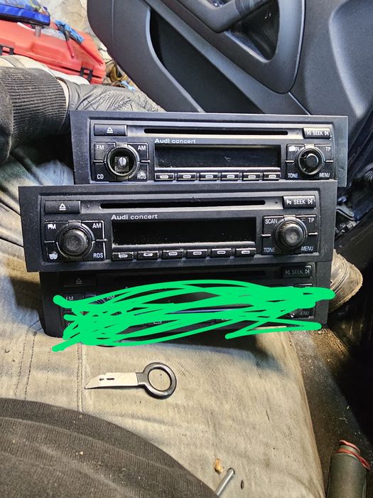 Radio Audi Concert  1din audi a3 8p