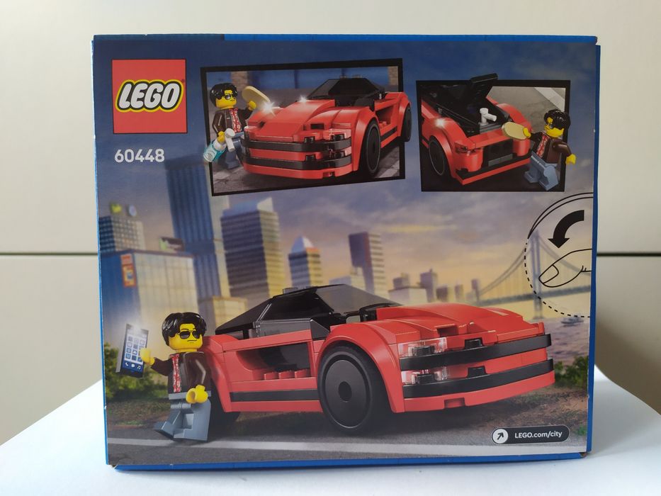 LEGO City 60448 Czerwony samochód sportowy