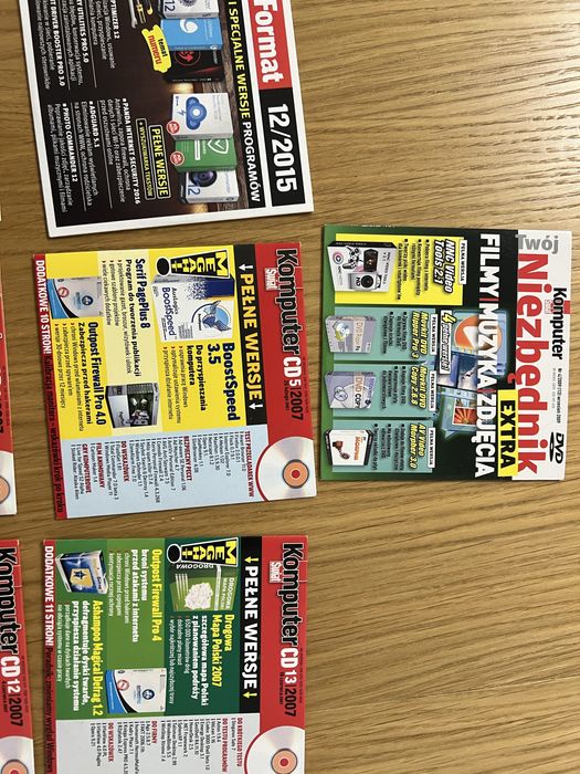 Komputer świat PC format płyty CD gry programy