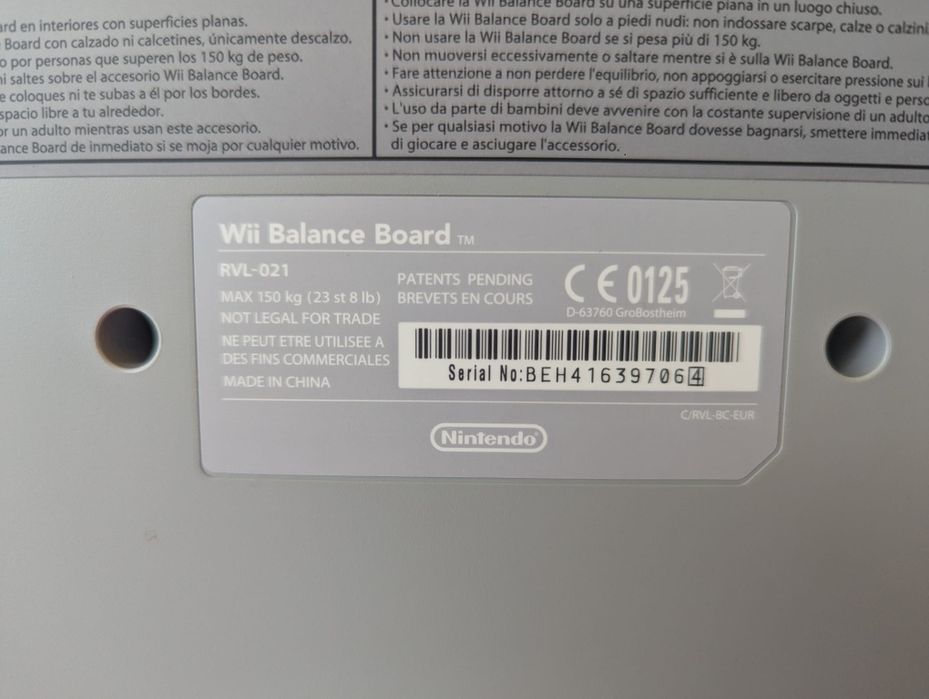 Wii Balance Board + Wii Fit jogo