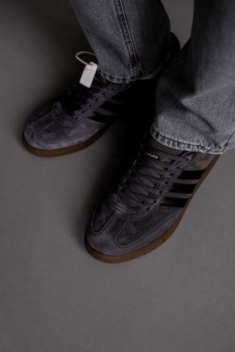 Мужские кроссовки Adidas HandBall Spezial Grey Premium. 41-45