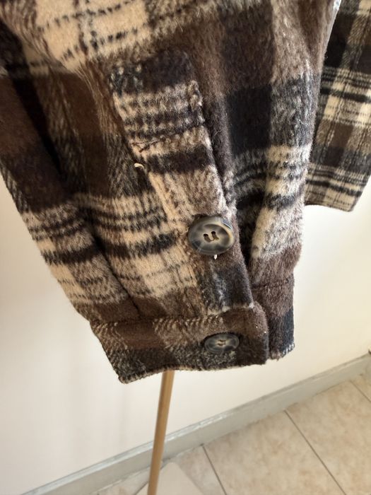 Kurtka męska koszulowa flanela w kratkę 2XL