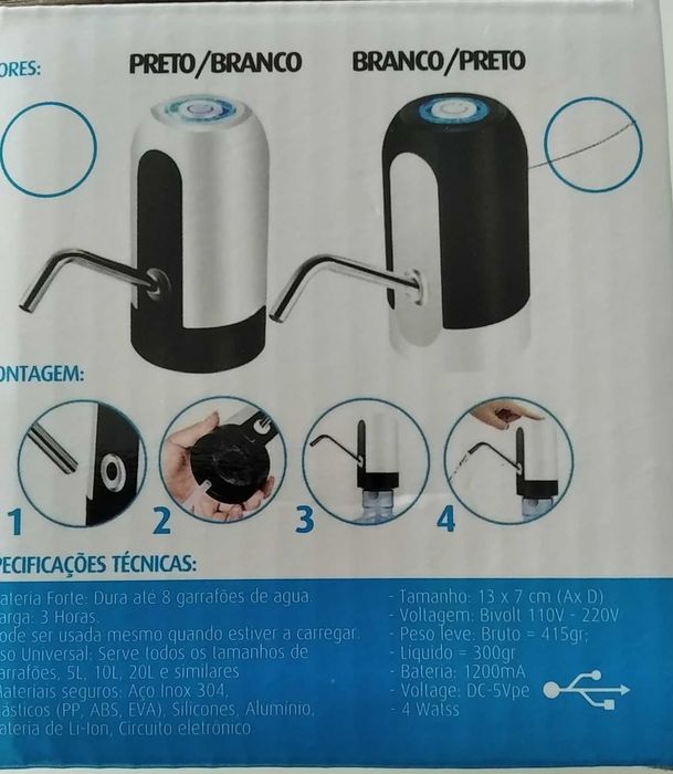 Identificador  leitor de notas falsas UV ou  Dispensador De Água