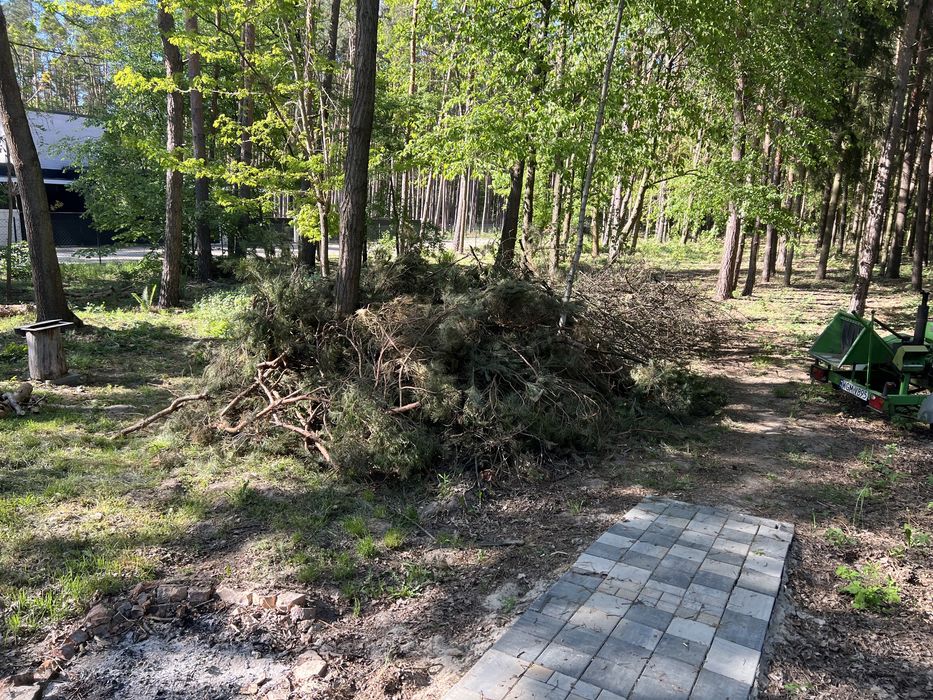 Rębak spalinowy do gałezi