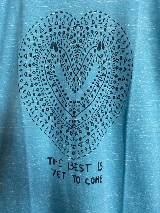 T-shirt azul Pull&Bear