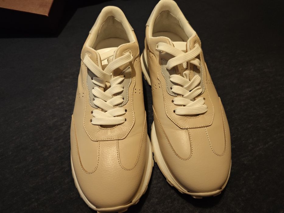Nowe buty męskie skórzane Aigner
