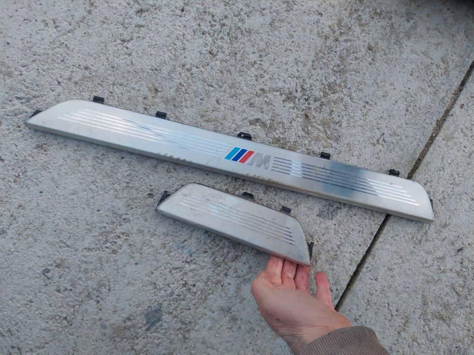 listwy zewnętrzne ozdobne m pakiet progowa komplet bmw e87