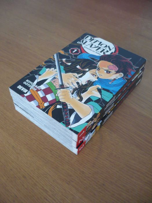 Demon Slayer Livros 1,2 & 3