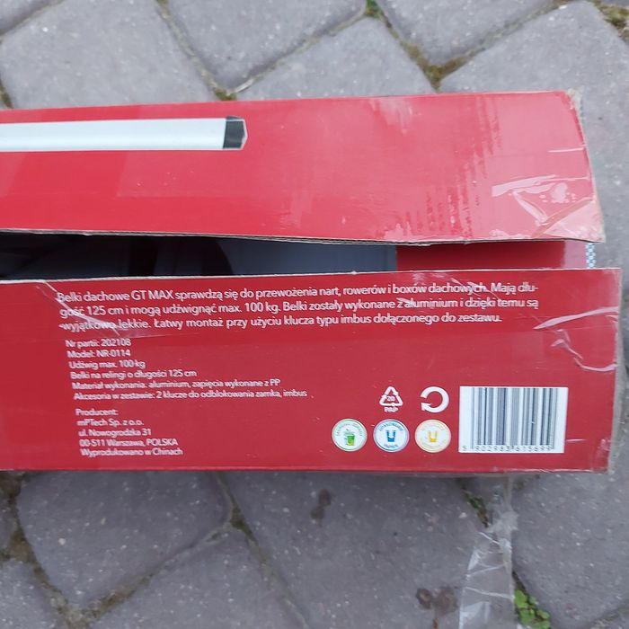 Belki dachowe GT Max. Nowe