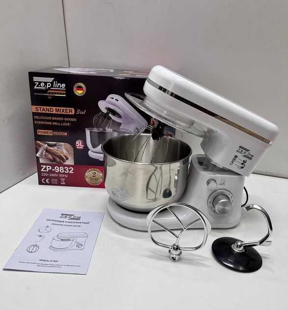Тестомес Планетарный миксер ZP-9832 5 л. тістоміс планетарний міксер