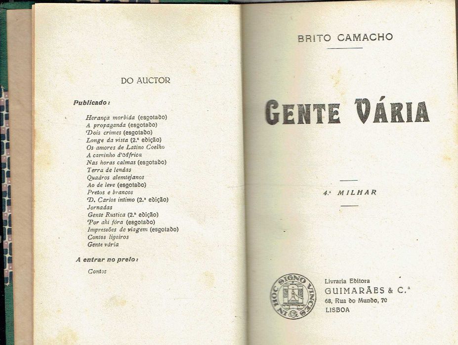 14002

Gente vária 
Brito Camacho.