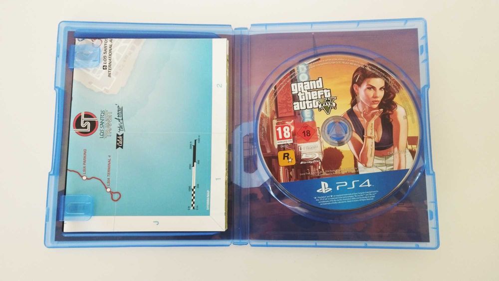 PS4 - GTA 5 - Premium Edition - Completo com Mapa