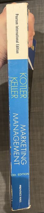 Livro “Marketing Management”, Kotler - 13th edition (2009)