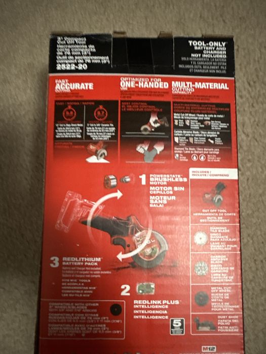 Szlifierka kątowa Milwaukee FCOT, srednica tarczy 76mm