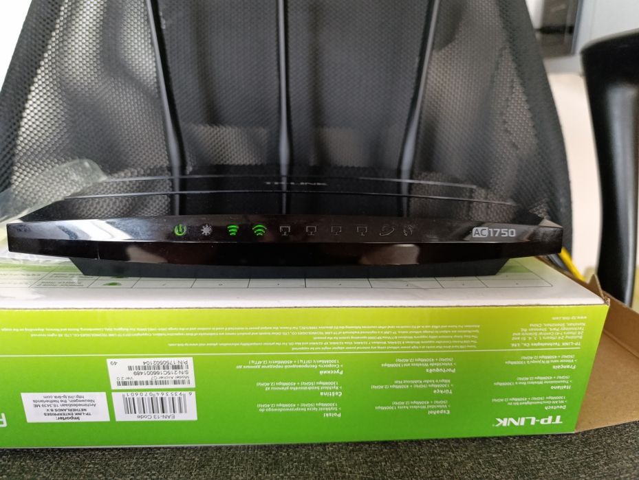 Двохдіапазоний 2,4 та 5 ГГц WiFi Роутер TP Link Archer C7 AC1750