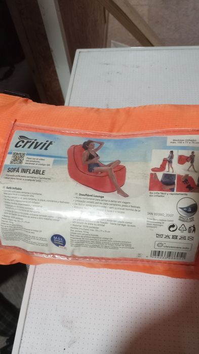 Vendo sofá insuflável