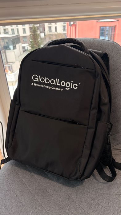 Рюкзак GlobalLogic (Hitachi Group) чорний, для ноутбука