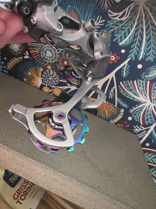 Przerzutka tył Shimano XTR RD-M951 8s biegów/rzędów 3x8 zmodyfikowana