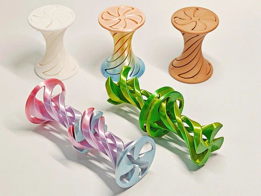 Brinquedo Fidget Espiral Rotativo