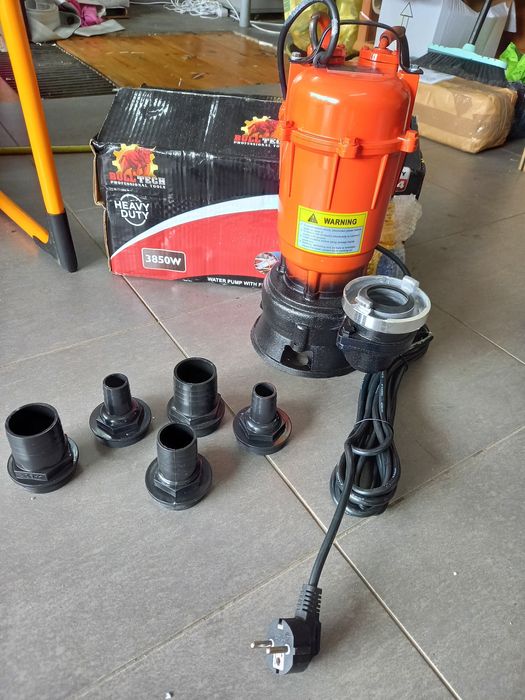 Pompa do wody brudnej szamba studni 3850w  najmocniejsza  20 tys l /h