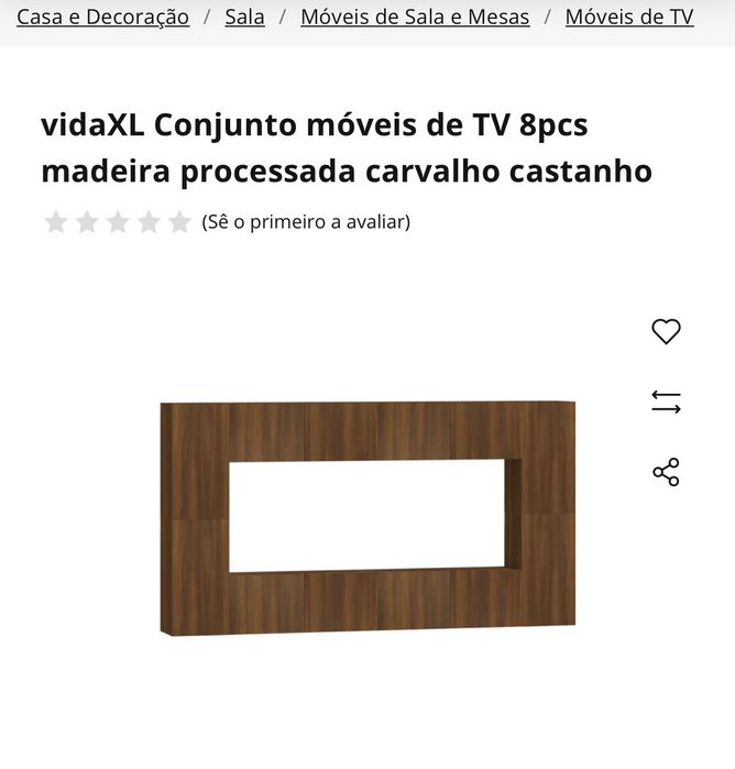 Móvel por módulos de sala