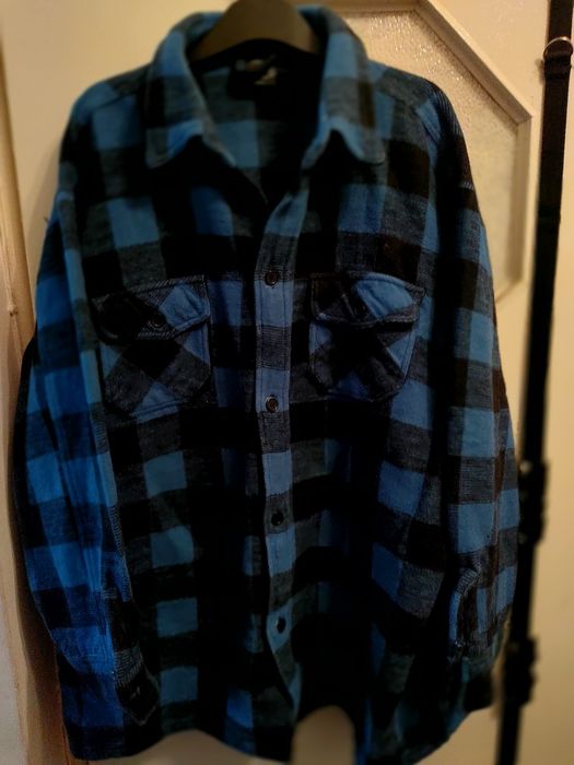 Gruba koszula flanelowa Mil-Tec, rozmiar XXXL